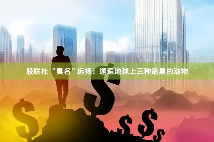 股联社 “臭名”远扬！邂逅地球上三种最臭的动物
